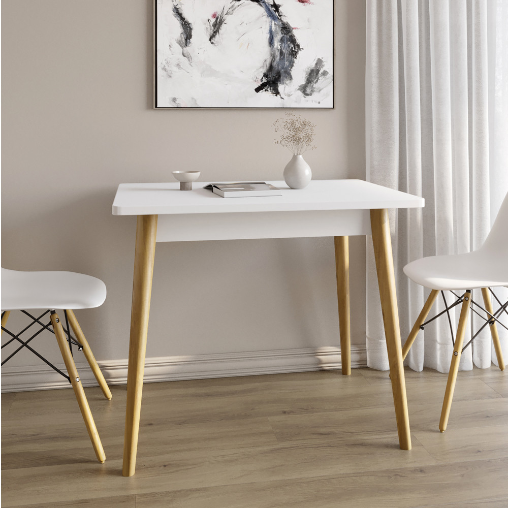 Обідній стіл LION Маямі-2 дерев'яні ніжки Німфея Альба (LION-041003) Львів - фото 2