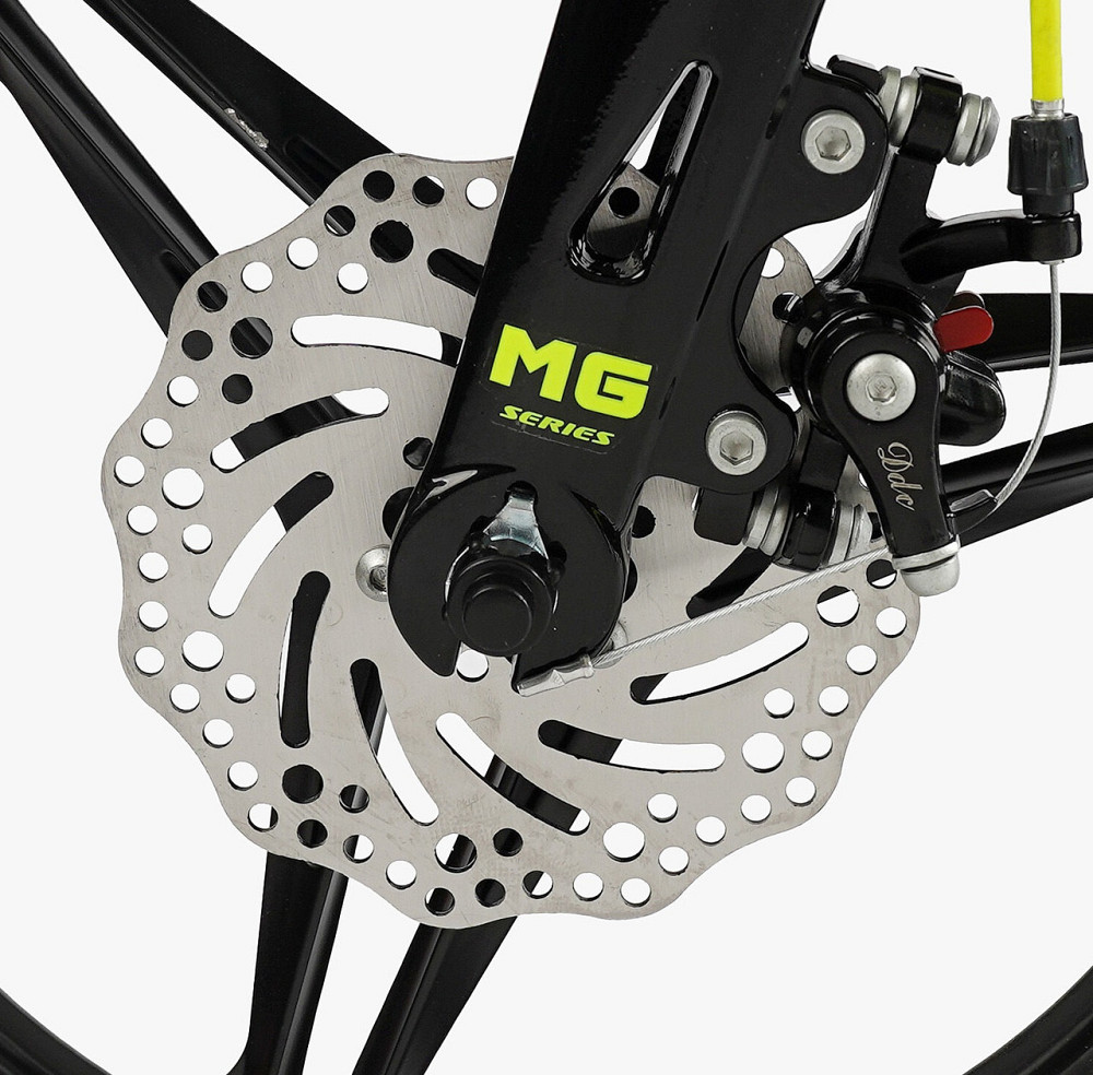 Велосипед 2-х колісний CORSO REVOLT 16 дюймів дискові гальма додаткові колеса Жовтий (MG-16480) Чернигов - изображение 7