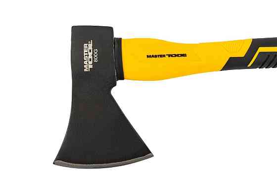 Сокира MASTERTOOL 800 г HRC50 ручка фібергласова 370 мм 05-0905 Рівне