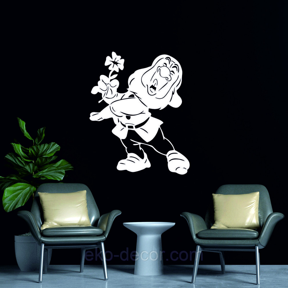 Декоративное настенное Панно «Гномик», Декор на стену 110*89 см Киев - изображение 4