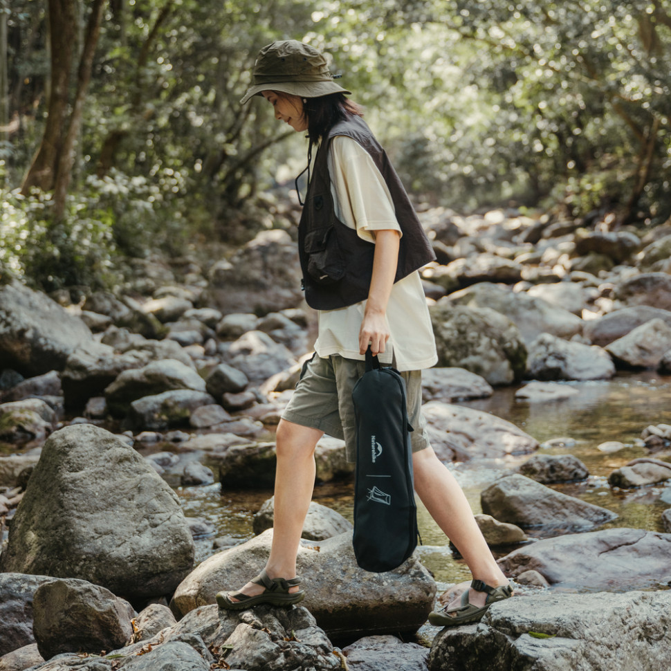 Стілець складаний ультралегкий Naturehike Stellaluna L04 CNK2450JJ015, розмір М, алюміній, сірий Киев - изображение 11