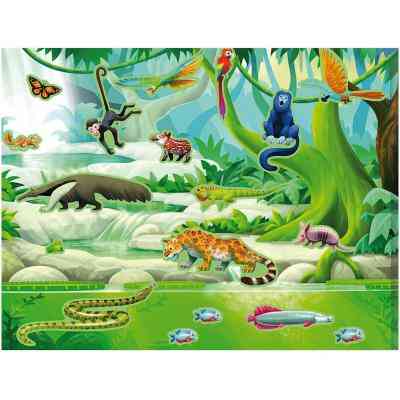 Набор для творчества Melissa&Doug Набор многоразовых наклеек Джунгли и Саванна (MD30502) Винница