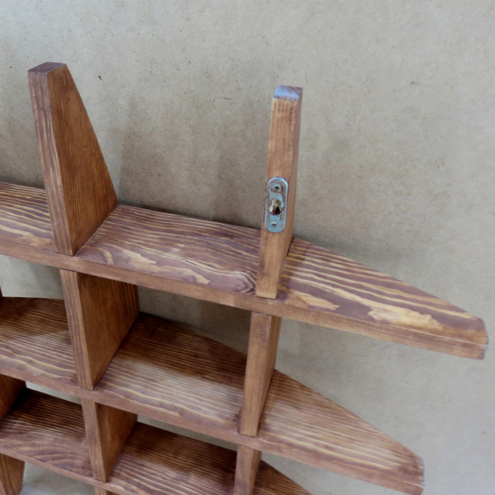 Настінна книжкова полиця "Володар" капучино Миколаїв - фото 5