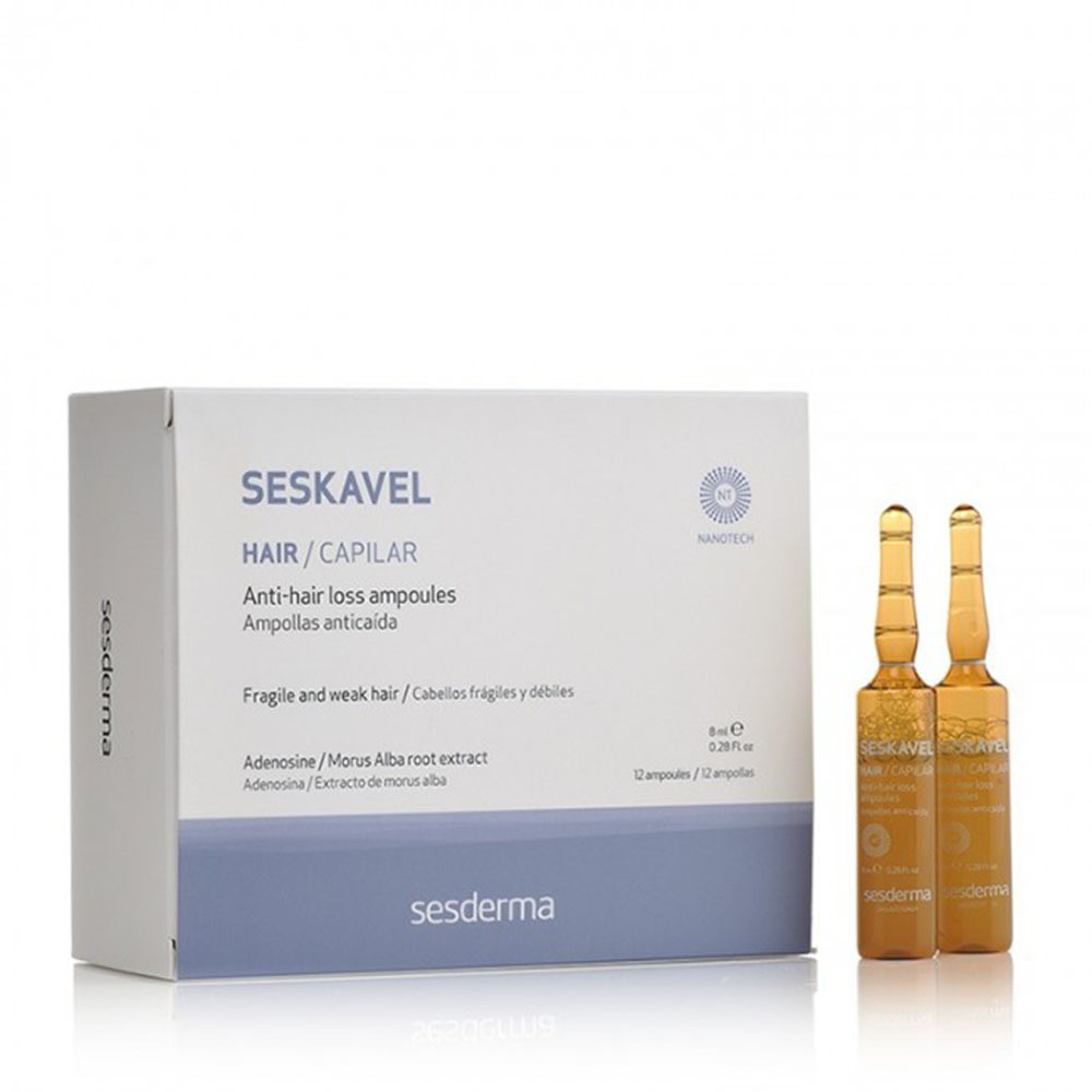 Сыворотка в ампулах против выпадения волос SeSDerma Seskavel Anti-Hair Loss 12х8 мл Днепр - изображение 1