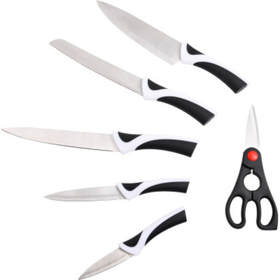 Набор ножей Bergner Kyoto, з ножицями, 6 предметів (BG-39319-MM) Винница - изображение 1