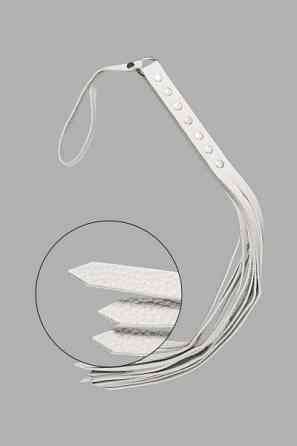 Флогер S&M Fancy Leather Floger, White Sex Aura Киев