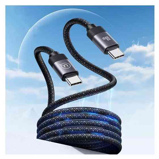 Кабель Usams US-SJ704 60W Magnetic Data Cable Type-C - Type-C-Rui Series 1m tarnish SJ704USB01 Одеса