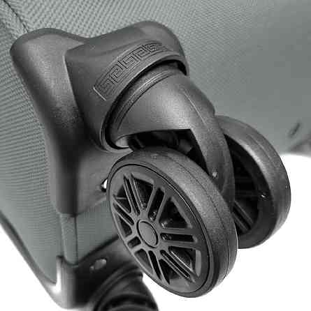 Валіза тканинна WINGS 1706 мала 55 см сіра 4 колеса Київ