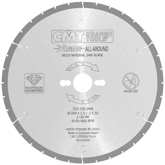 Cmt Orange Tools Piła Do Cięcia Multi-Materiałowego 300X30X2,5/2,0Mm Z=44 / 10 (23530044M) Київ - фото 1