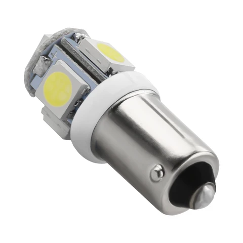 LED лампы BA9S 4+1 SMD 5050, белый свет, 2шт для авто Киев