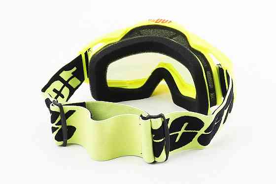 Окуляри кросові/ендуро/АТV, жовті (дзеркальне скло) Киев