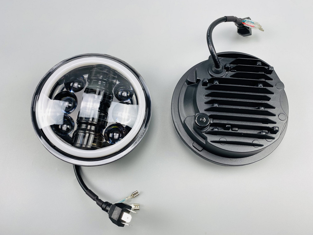 Фара головного світла LED 40W ближній+далекий+ходові вогні кільце 5.75 дюйми авто+мотоцикли Мукачево - фото 10