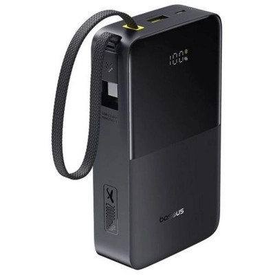 Батарея універсальна Baseus EnerFill FC51 Bipow2 Pro 20000mAh 22,5W build-in cable USB-C black (E0027701) Вінниця - фото 1