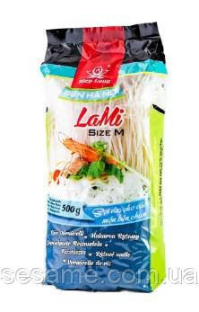 Локшина тонка рисова, нитки BUN HA NOI LaMi Size M Hiep Long 500 г (В'єтнам) Харків - фото 1