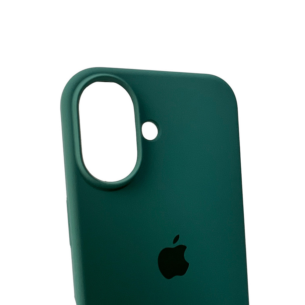 Чохол Silicone для Apple iPhone 16, Pine Green Київ - фото 1