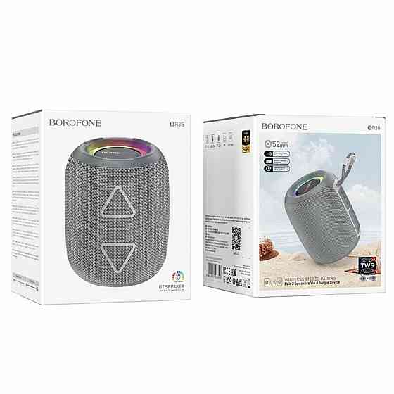 Портативна колонка BOROFONE BR36 Lucy sports BT speaker Dark Gray Київ