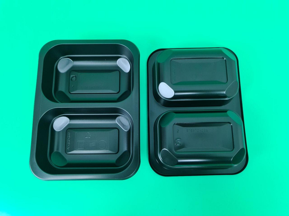 Ланчбокс T-2 187/137/36 чорний PP PL (50 шт.) Харків - фото 3