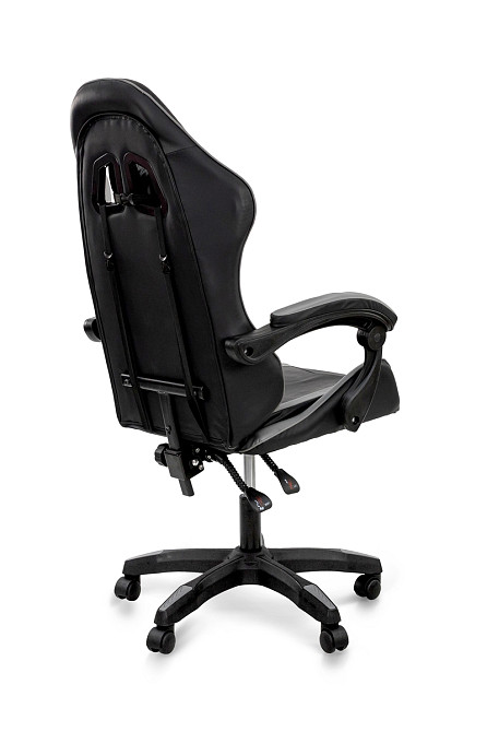 Крісло геймерське Слім, чорний/сірий Київ - фото 4