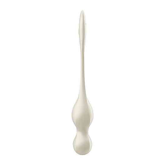 Вагинальные смарт-шарики с вибрацией Satisfyer Love Birds 1 Connect App White, 78 г Sex Aura Киев