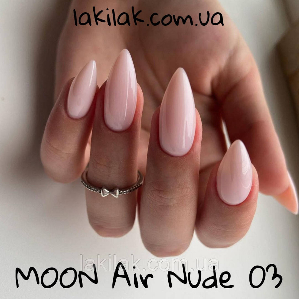 Гель-лак Moon Full Air Nude №03 молочно-бежевий напівпрозорий 8мл Херсон - фото 1