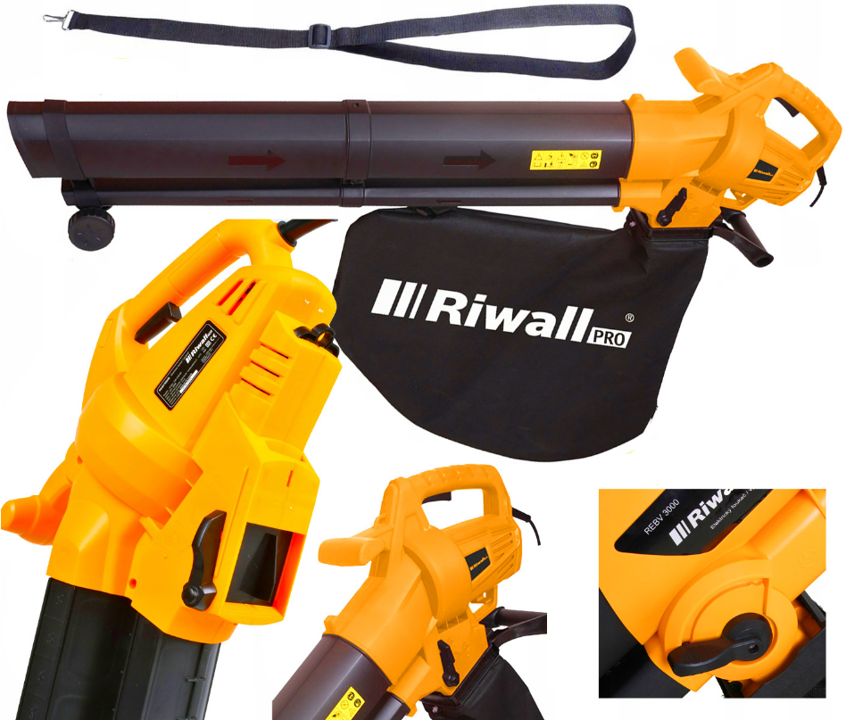 Садовий пилосос електричний Riwall 3200W (Чехія) Київ - фото 2