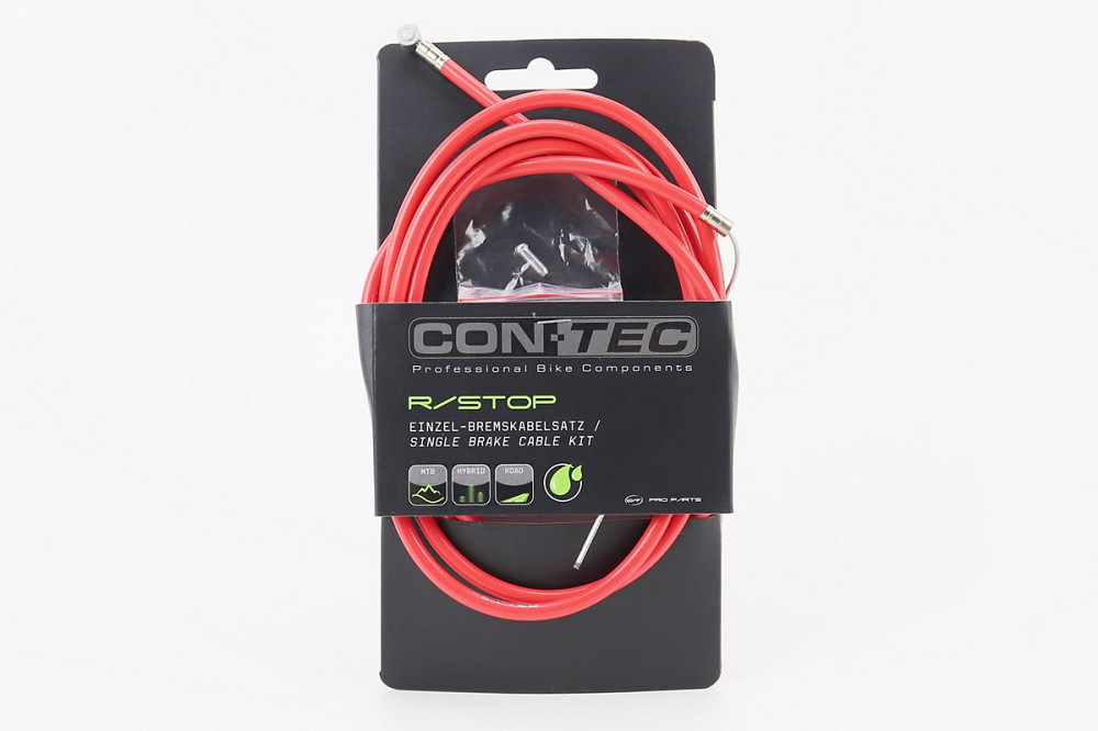 Трос заднього гальма (трос 200см; кожух 182см), червоний Kugoo M4/M4Pro (електросамокат) Київ - фото 1