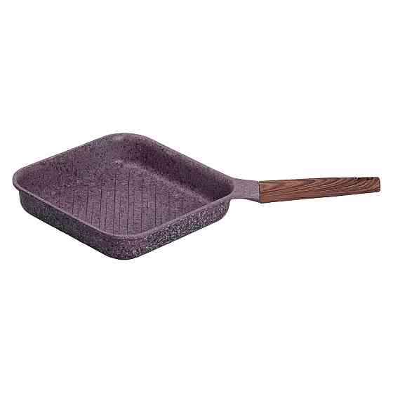 Квадратна сковорода-гриль з антипригарним покриттям 24 см Київ