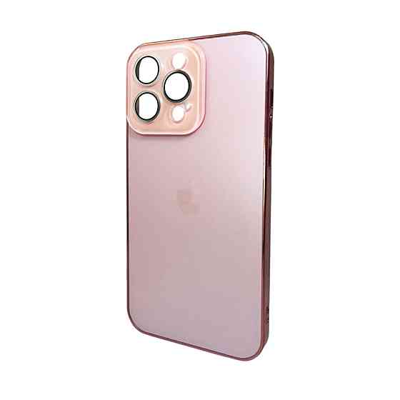 Чохол для смартфона AG Glass Sapphire Frame MagSafe Logo for Apple iPhone 15 Pro Pink Київ