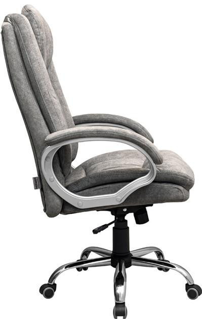 Офісне крісло керівника Elite ProDesign Хром MultiBlock М-3 Gray (Прогумовані колеса) Днепр - изображение 3