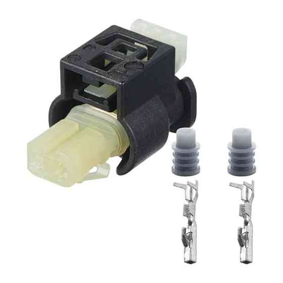 Роз'єм конектор 2-кон., Дат, Температури, Топл, Форсунка, Подсветка, 805-120-522, Hirschmann Audi, BMW, Bugatti, Mercedes-Benz Київ