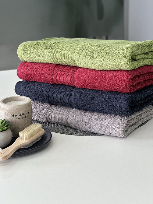 Рушник махровий Ideal Textile 500 г/м2 50х90 см в асорт. (56860390) Чернівці - фото 1