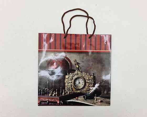 Пакет паперовий подарунковий квадратний 23*24*10 (артKV-171) (12 шт.) Харків