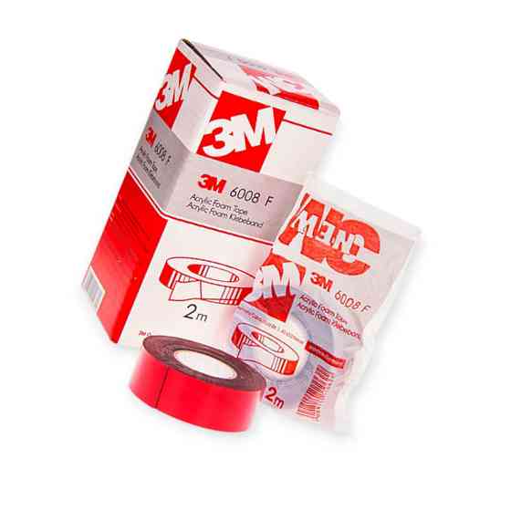 Скотч 2-х сторонній "сірий" 2м х 25мм 0.8мм 3м 3M Мукачево