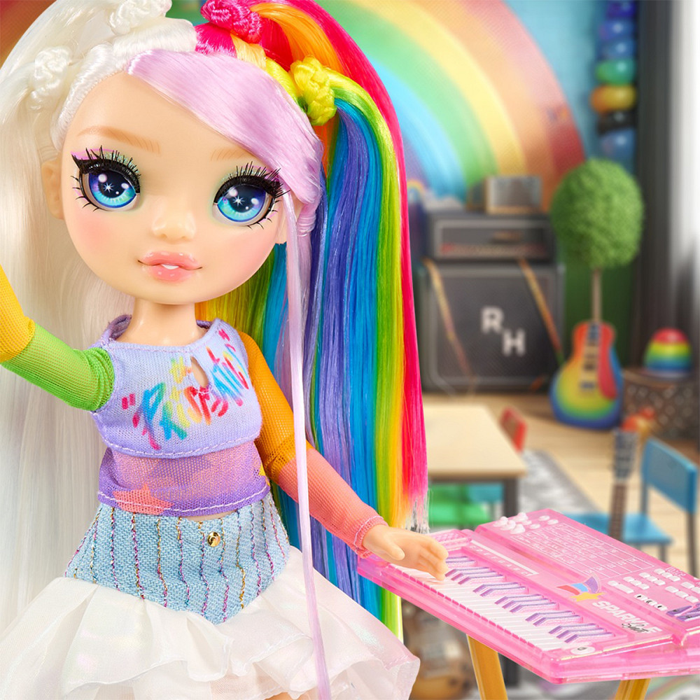 Лялька Rainbow High серії Junior High Rockband - Амая Дніпро - фото 9