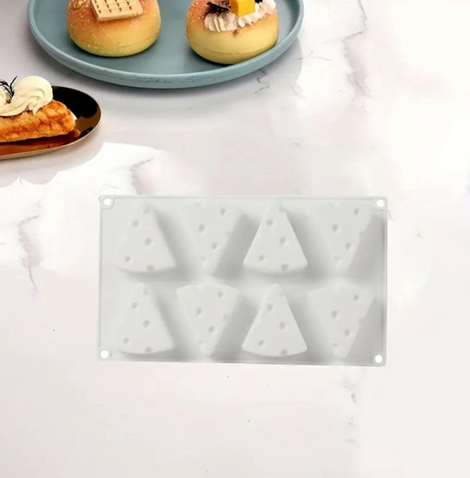 Молд силиконовый Сыр 285 на 171 мм белый Киев - изображение 3