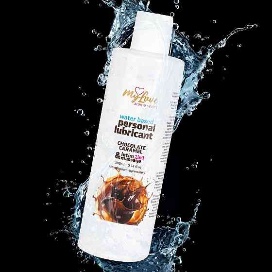 2в1 лубрикант та масажний гель - MyLove Aroma Series Intim&Massage Chocolate Caramel, 300 мл Sex Aura Київ