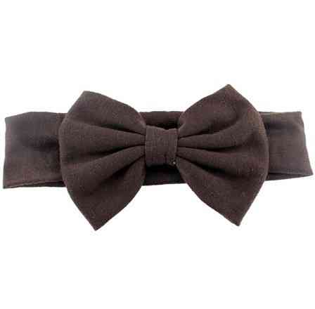 Пов'язка на голову дитяча широка one size коричневий Київ