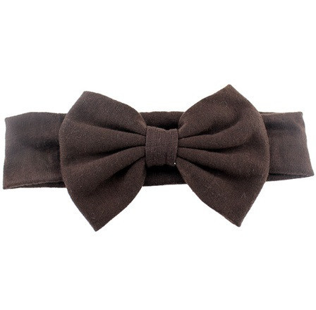 Повязка на голову детская широкая one size коричневый Киев - изображение 1