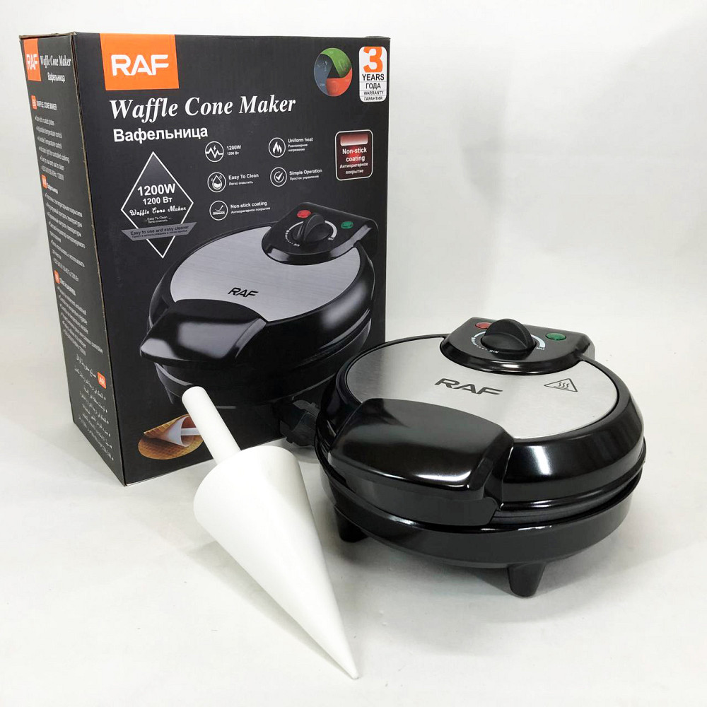 Багатофункціональна вафельниця RAF R.220 1200 Вт, Компактна електрична вафельниця YC-47 Львів - фото 11