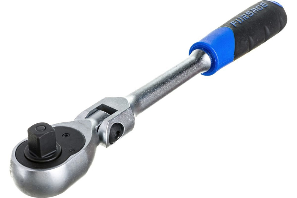 Тріскачка 1/2" (72зуб.) реверсивна шарнірна з прогумованим руків'ям (L-300мм) Forsage F-802418 Одеса - фото 2