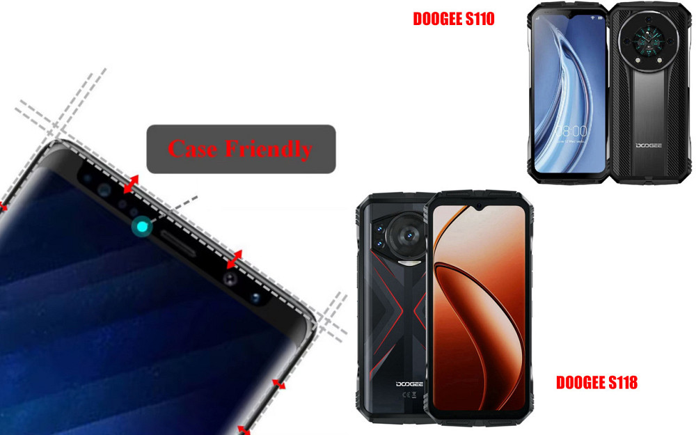Захисне скло HyperGlass Pro для DOOGEE S110, DOOGEE S118 – максимальна чутливість та захист Київ - фото 4