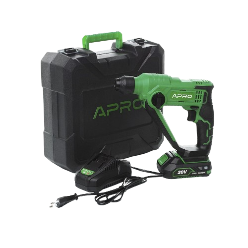 Перфоратор 1,5 Дж SDS+ + 1АКБ + кейс APRO Житомир - изображение 8