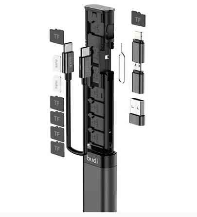 Універсальний смарт-адаптер Budi (карта пам'яті, кабель передачі даних, USB-бокс) Київ