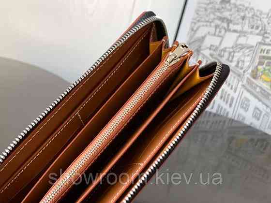 Гаманець на змійці Goyard (094) brown Lux Київ