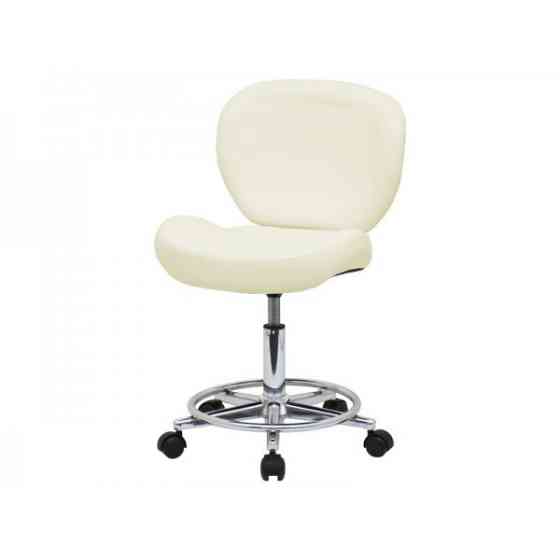 Стілець майстра зі спинкою на колесах (Кольори в асортименті) Київ