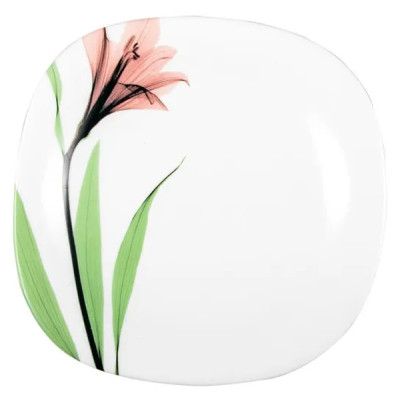 Тарілка Vittora Square Рожева Лілія 23 см Супова (V-230Spl) Вінниця - фото 1