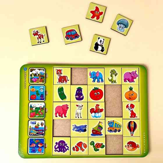 Дерев'яний сортер "Асоціації-картинки" PSD057 Вінниця