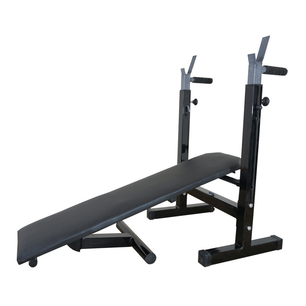 Скамья для жима до 250 кг со стойками под штангу и брусьями Киев - изображение 2