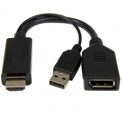 Перехідник HDMI to DisplayPort, 4K 30Hz Cablexpert (A-HDMIM-DPF-01) Вінниця - фото 1