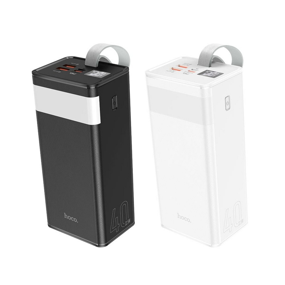 Зовнішній акумулятор HOCO J86 Powermaster 22.5W fully compatible power bank(40000mAh) Black Київ - фото 4